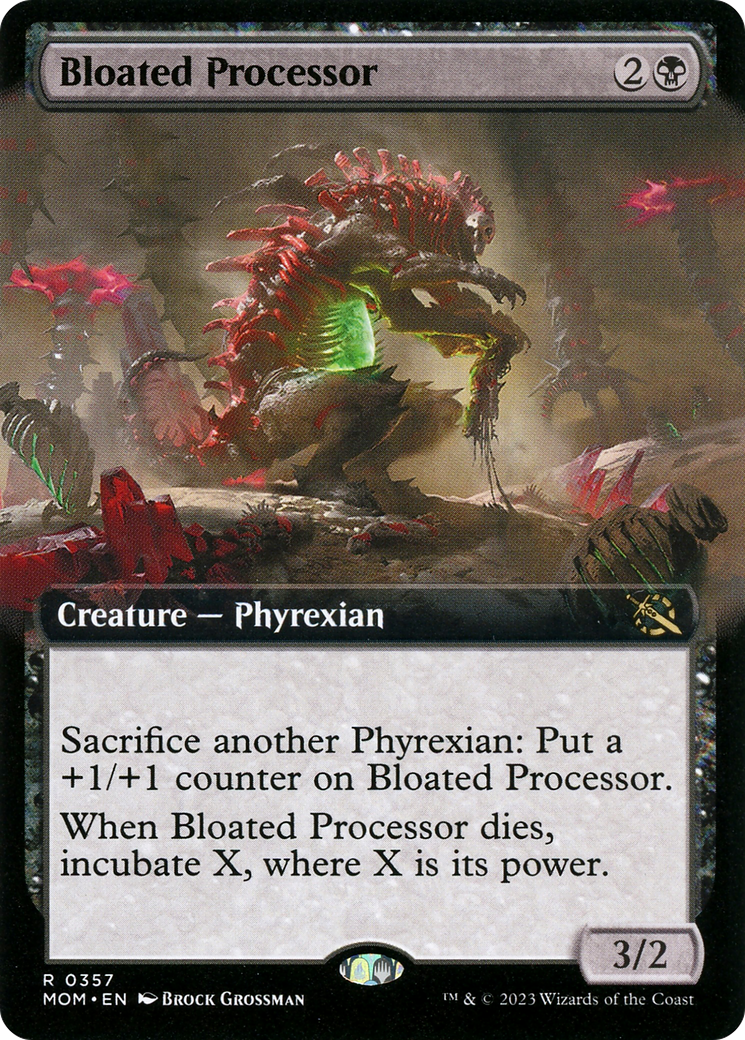 Bloated Processor (MOM-357) [March of the Machine] (Extended Art) Foil MTG Single Wizards of the Coast