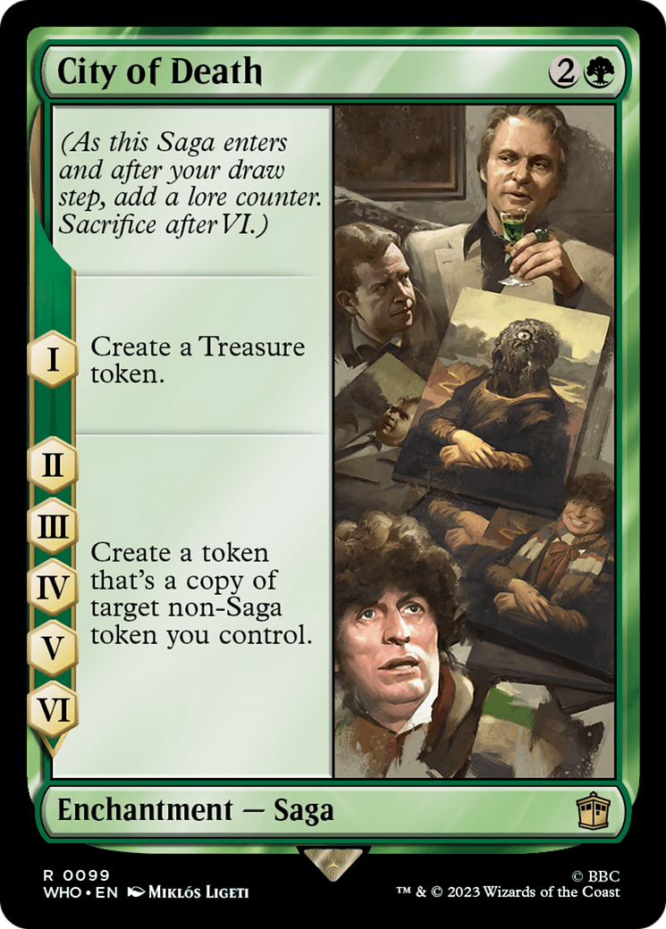 City of Death (WHO-099) [Doctor Who] Foil MTG Single Wizards of the Coast