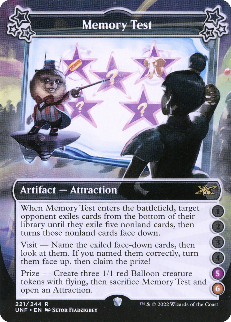 Memory Test (UNF-221B) [Unfinity] MTG Single Wizards of the Coast