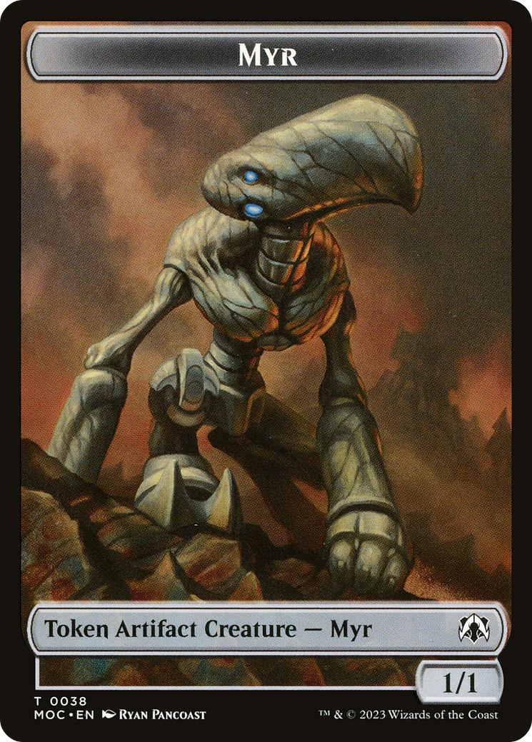 Myr (TMOC-038) [Tokens] March of the Machine Commander Tokens MTG Single Wizards of the Coast