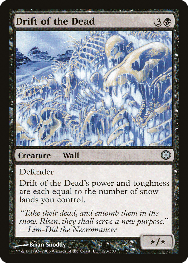 Drift of the Dead (CTD-123) [Misc] Coldsnap Theme Decks MTG Single Wizards of the Coast