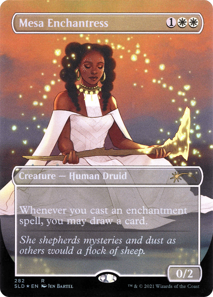 Mesa Enchantress (SLD-282) [Secret Lair] Drop (Borderless) MTG Single Wizards of the Coast