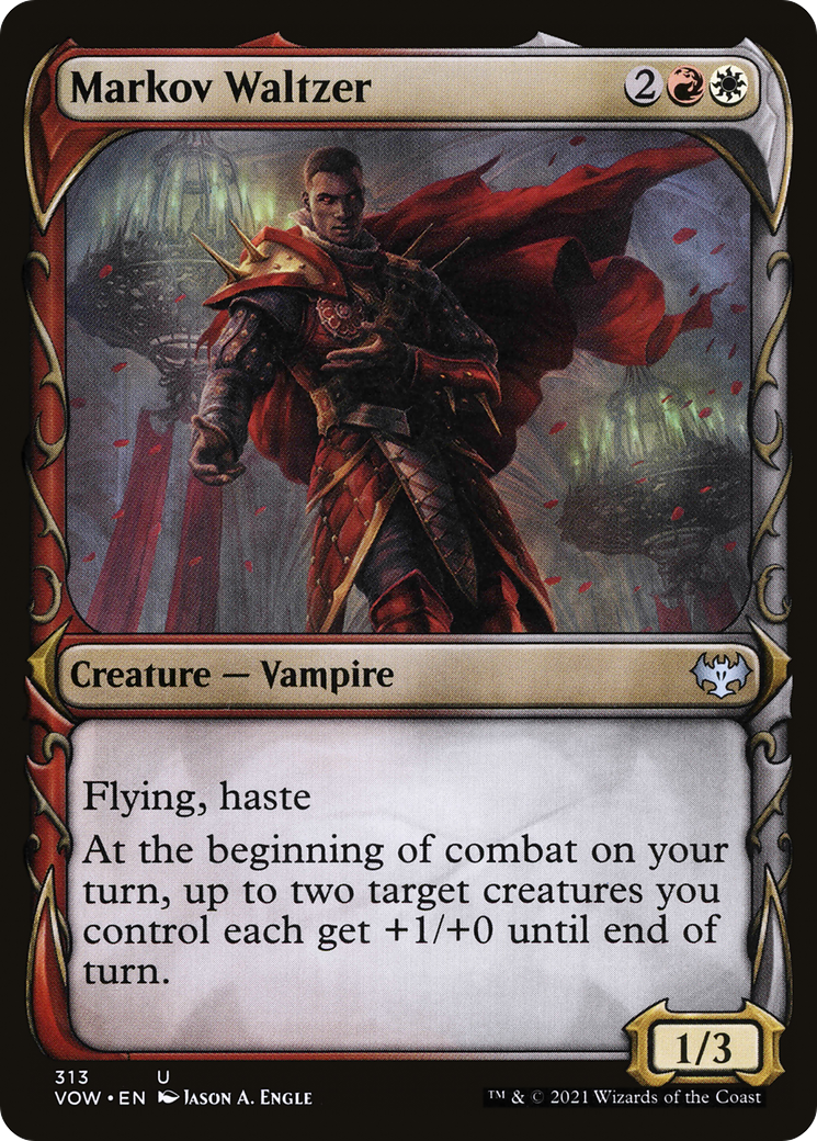 Markov Waltzer (VOW-313) [Innistrad: Crimson Vow] (Showcase) Foil MTG Single Wizards of the Coast