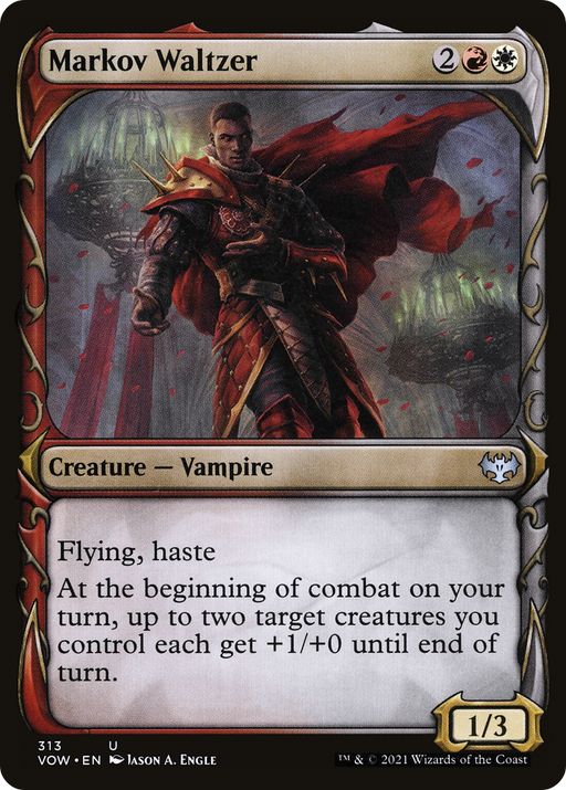 Markov Waltzer (VOW-313) [Innistrad: Crimson Vow] (Showcase) MTG Single Wizards of the Coast