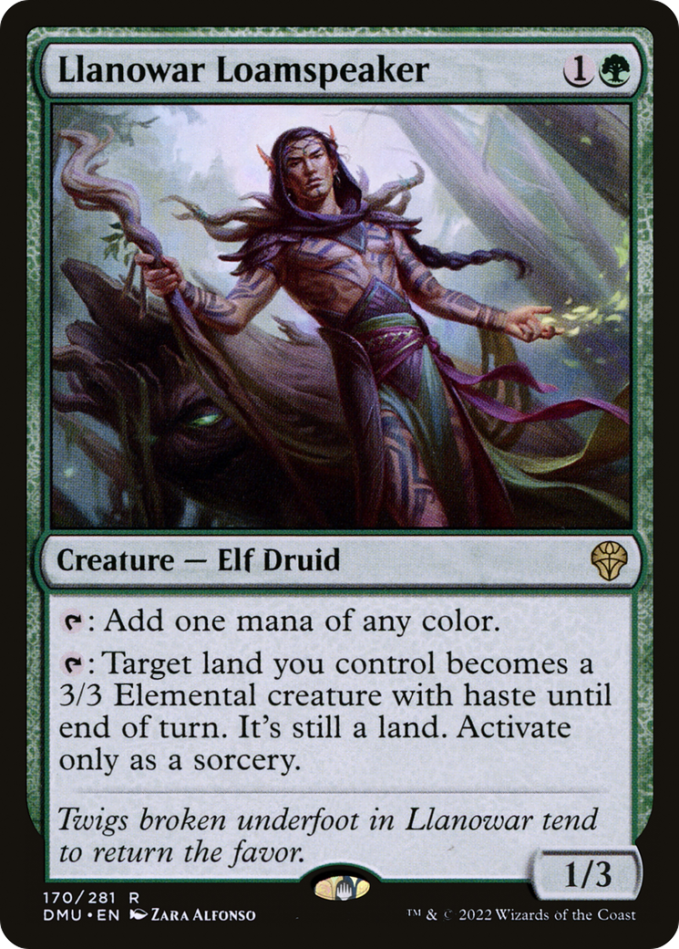 Llanowar Loamspeaker (DMU-170) [Dominaria United] MTG Single Wizards of the Coast