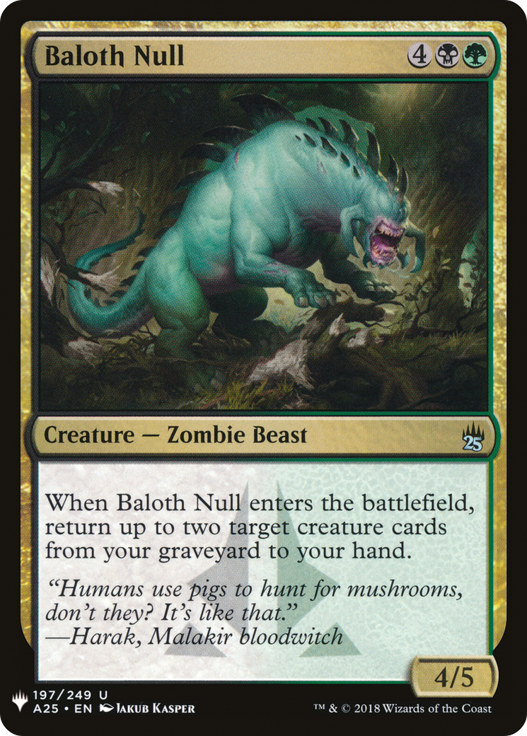 Baloth Null (LIST-A25-197) [Mystery Booster] The List MTG Single Wizards of the Coast