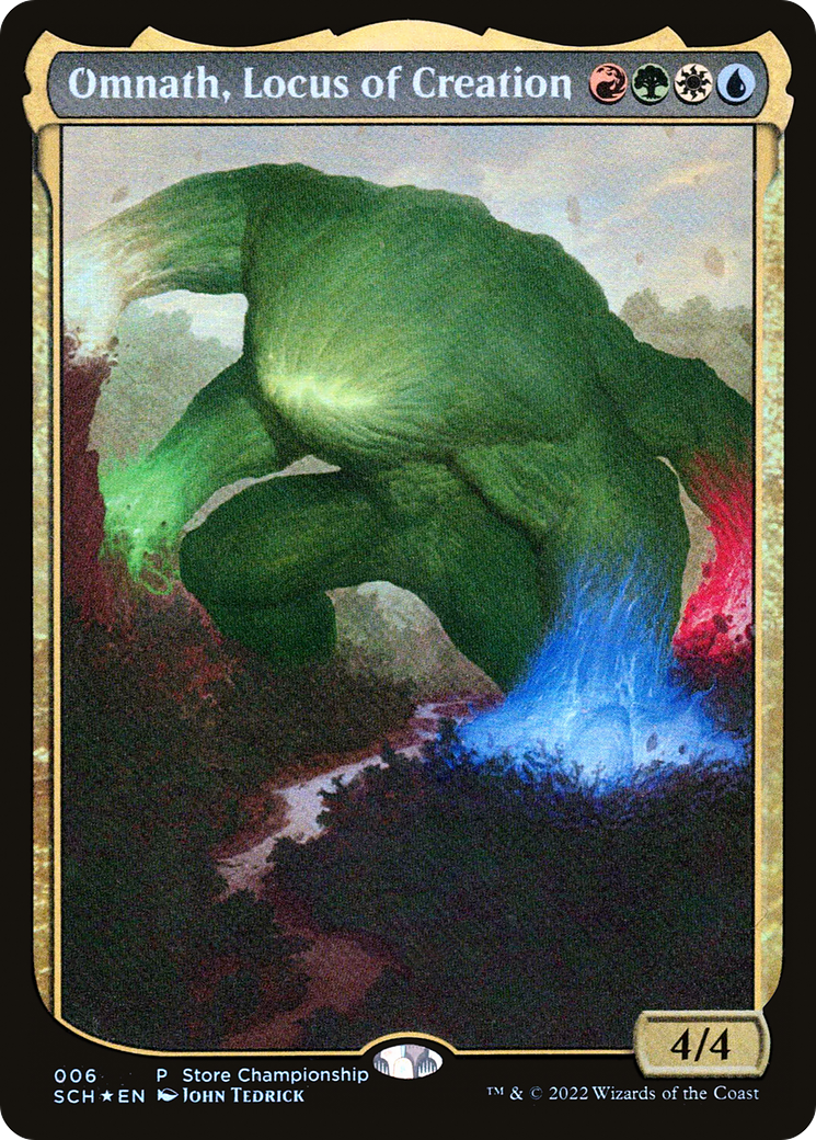 Omnath, Locus of Creation (GAME-006) [Misc] Store Championships Foil MTG Single Wizards of the Coast
