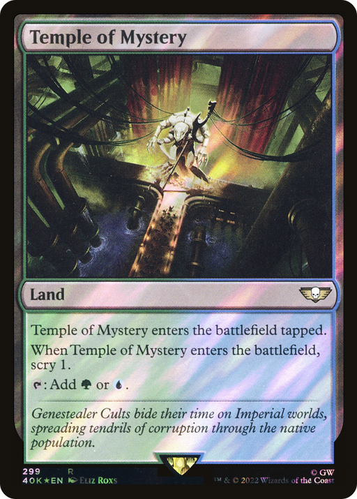 Temple of Mystery (40K-299★) [Warhammer 40,000 Commander] Foil MTG Single Wizards of the Coast