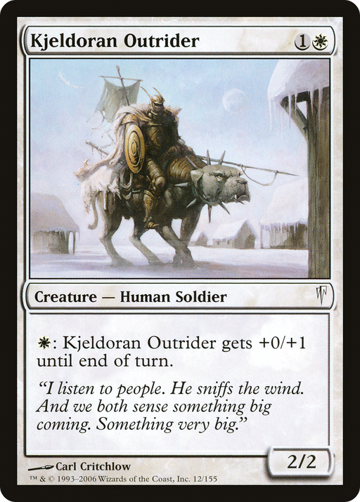 Kjeldoran Outrider (CSP-012) [Coldsnap] MTG Single Wizards of the Coast
