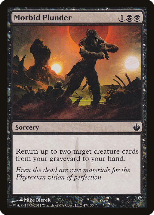 Morbid Plunder (MBS-047) [Mirrodin Besieged] MTG Single Wizards of the Coast
