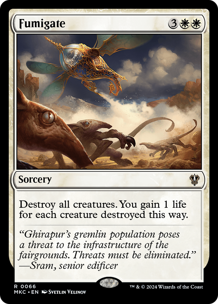 Fumigate (MKC-066) [Murders at Karlov Manor Commander] MTG Single Wizards of the Coast