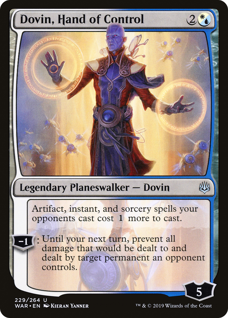 Dovin, Hand of Control (WAR-229) [War of the Spark] MTG Single Wizards of the Coast