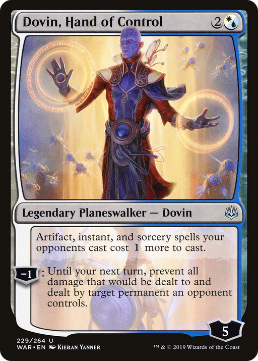 Dovin, Hand of Control (WAR-229) [War of the Spark] MTG Single Wizards of the Coast