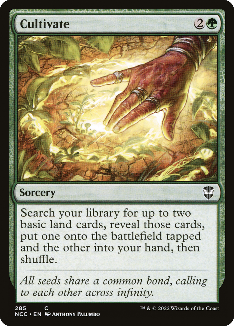 Cultivate (NCC-285) [New Capenna Commander] MTG Single Wizards of the Coast
