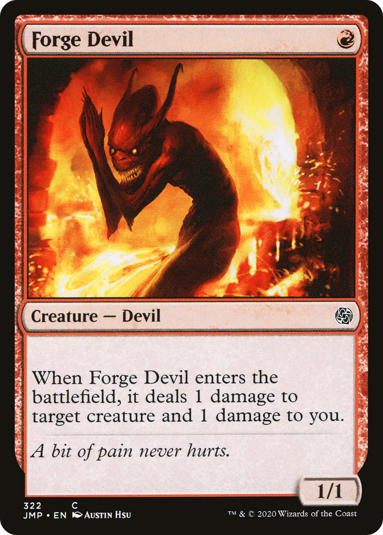 Forge Devil (JMP-322) [Jumpstart] MTG Single Wizards of the Coast