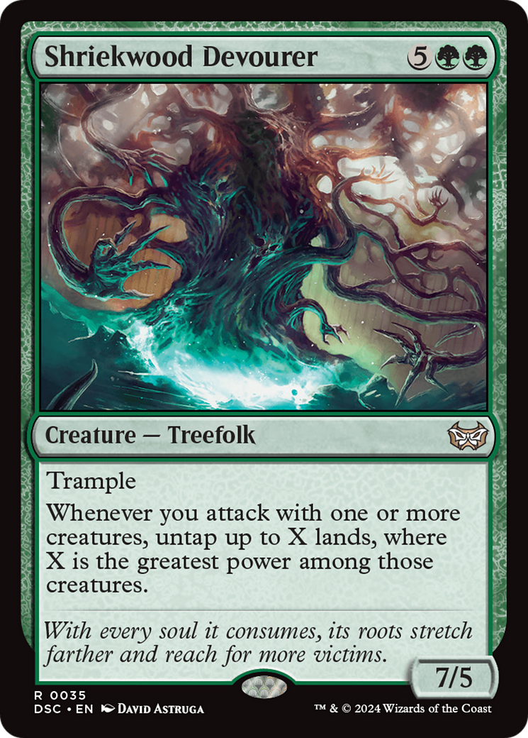 Shriekwood Devourer (DSC-035) [Duskmourn: House of Horror Commander] MTG Single Wizards of the Coast