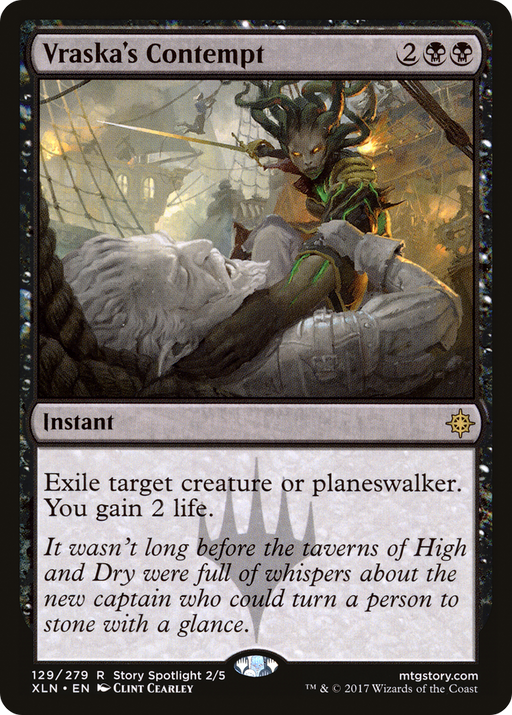 Vraska's Contempt (XLN-129) [Ixalan] Foil MTG Single Wizards of the Coast