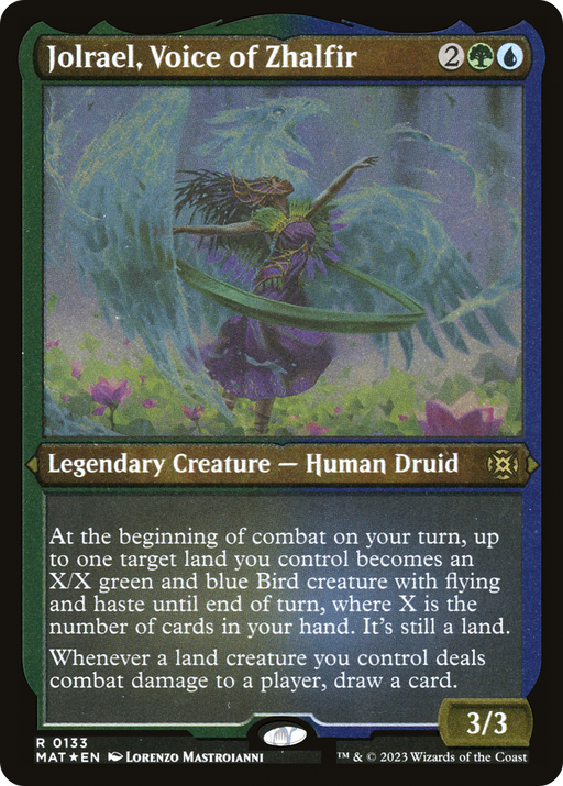 Jolrael, Voice of Zhalfir (MAT-133) [March of the Machine: The Aftermath] Etched Foil MTG Single Wizards of the Coast