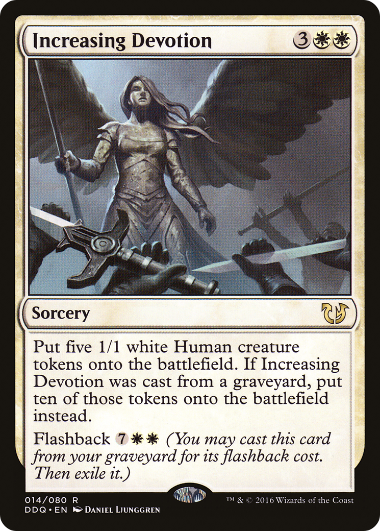 Increasing Devotion (DDQ-014) [Misc] Duel Decks: Blessed vs. Cursed MTG Single Wizards of the Coast