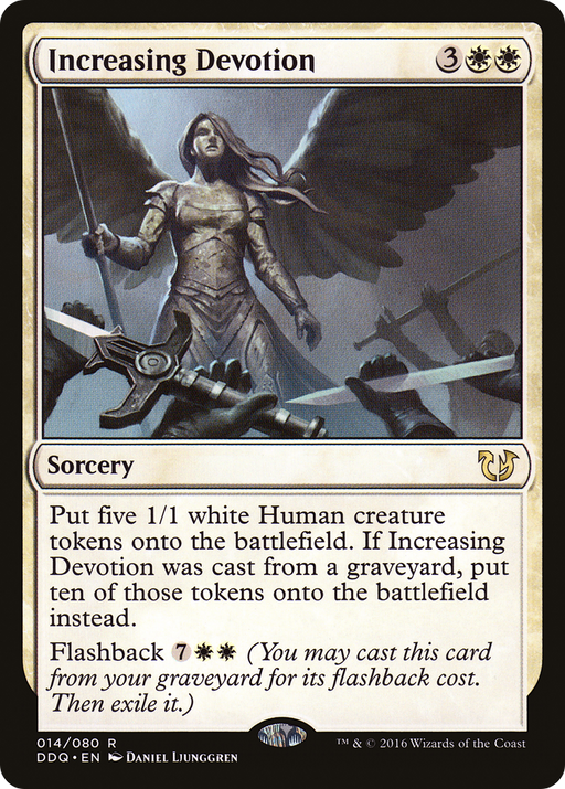 Increasing Devotion (DDQ-014) [Misc] Duel Decks: Blessed vs. Cursed MTG Single Wizards of the Coast