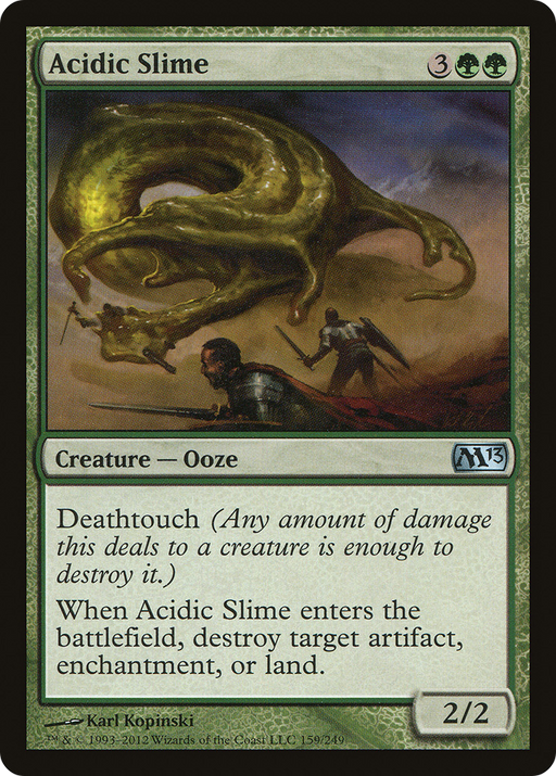Acidic Slime (M13-159) [Magic 2013] Foil MTG Single Wizards of the Coast