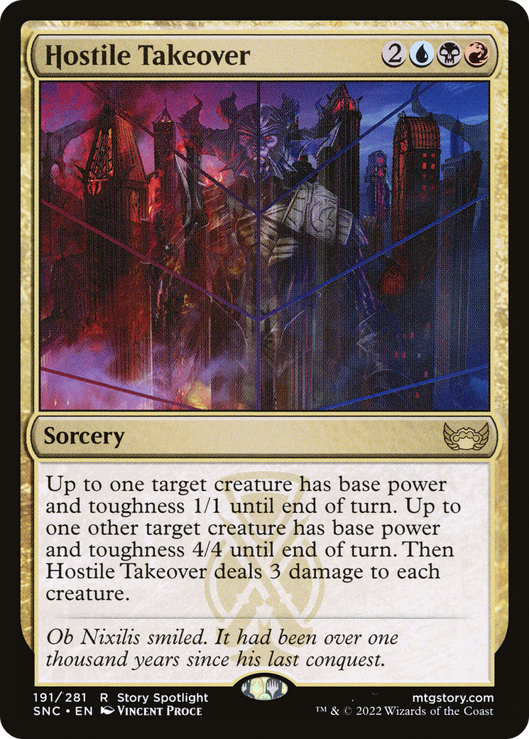 Hostile Takeover (SNC-191) [Streets of New Capenna] MTG Single Wizards of the Coast