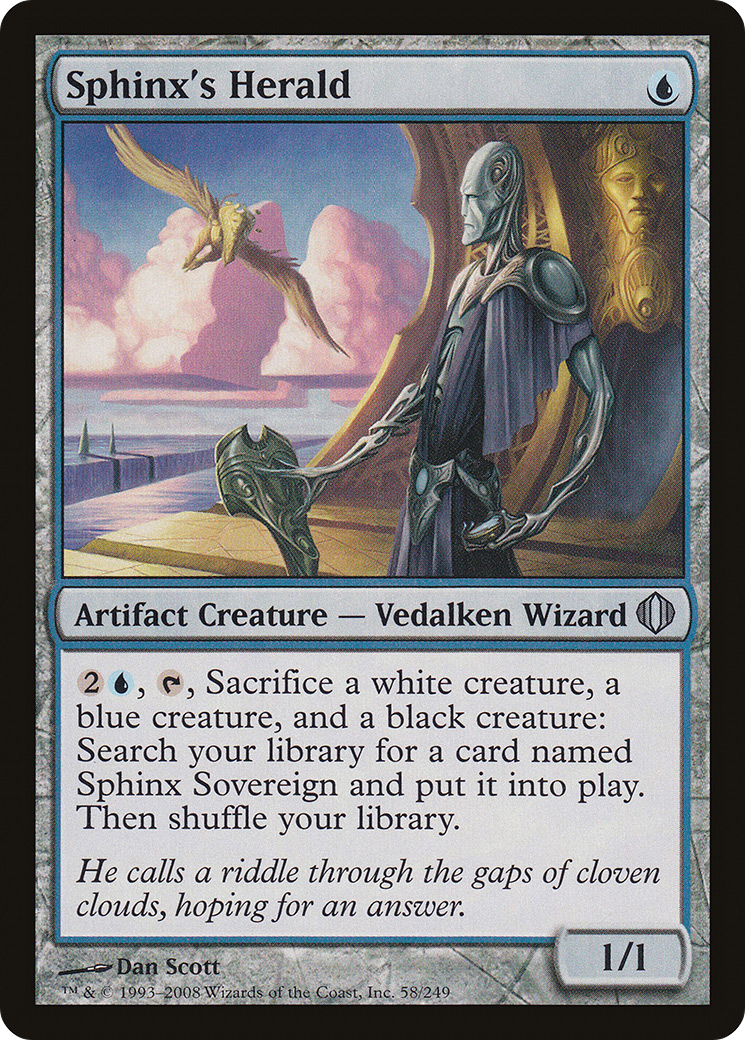 Sphinx's Herald (ALA-058) [Shards of Alara] MTG Single Wizards of the Coast