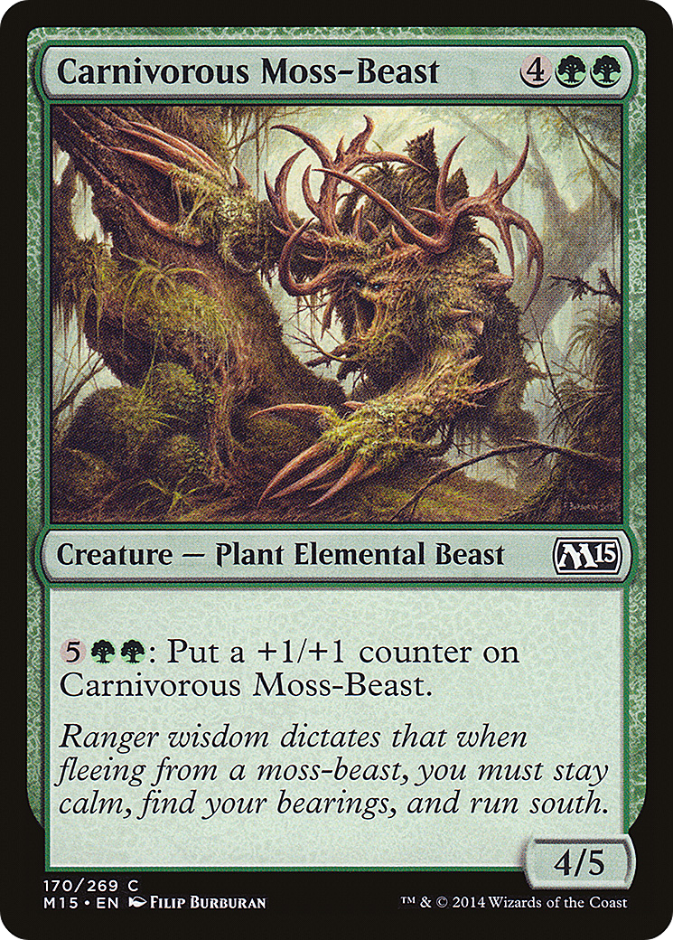 Carnivorous Moss-Beast (M15-170) [Magic 2015] MTG Single Wizards of the Coast