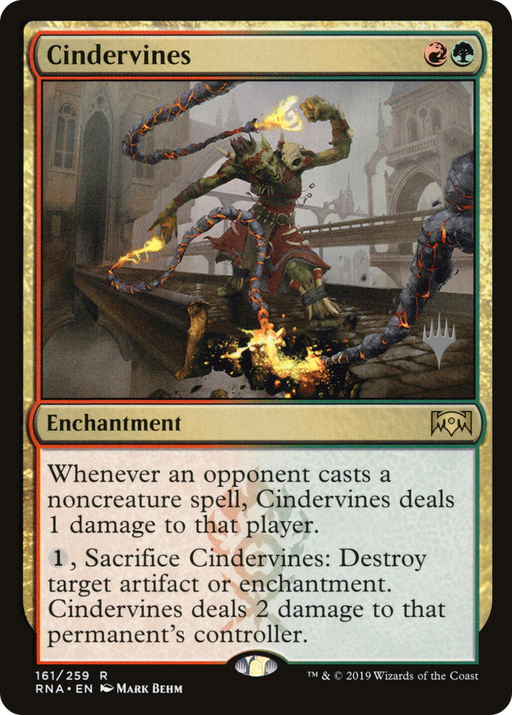 Cindervines (PPELD-161) [Ravnica Allegiance Promos] MTG Single Wizards of the Coast