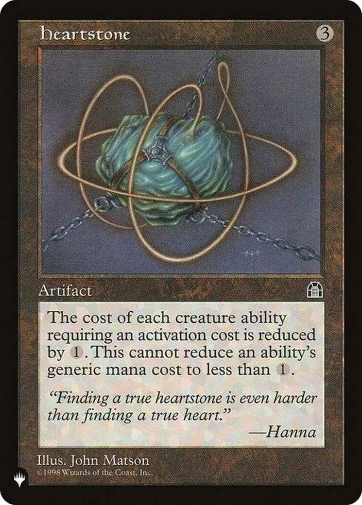 Heartstone (LIST-STH-134) [The List] MTG Single Magic: The Gathering