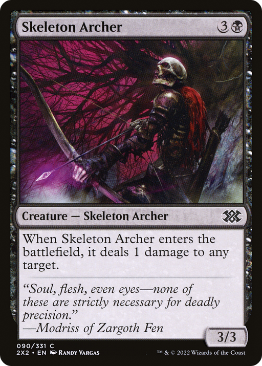 Skeleton Archer (2X2-090) [Double Masters 2022] Foil MTG Single Wizards of the Coast