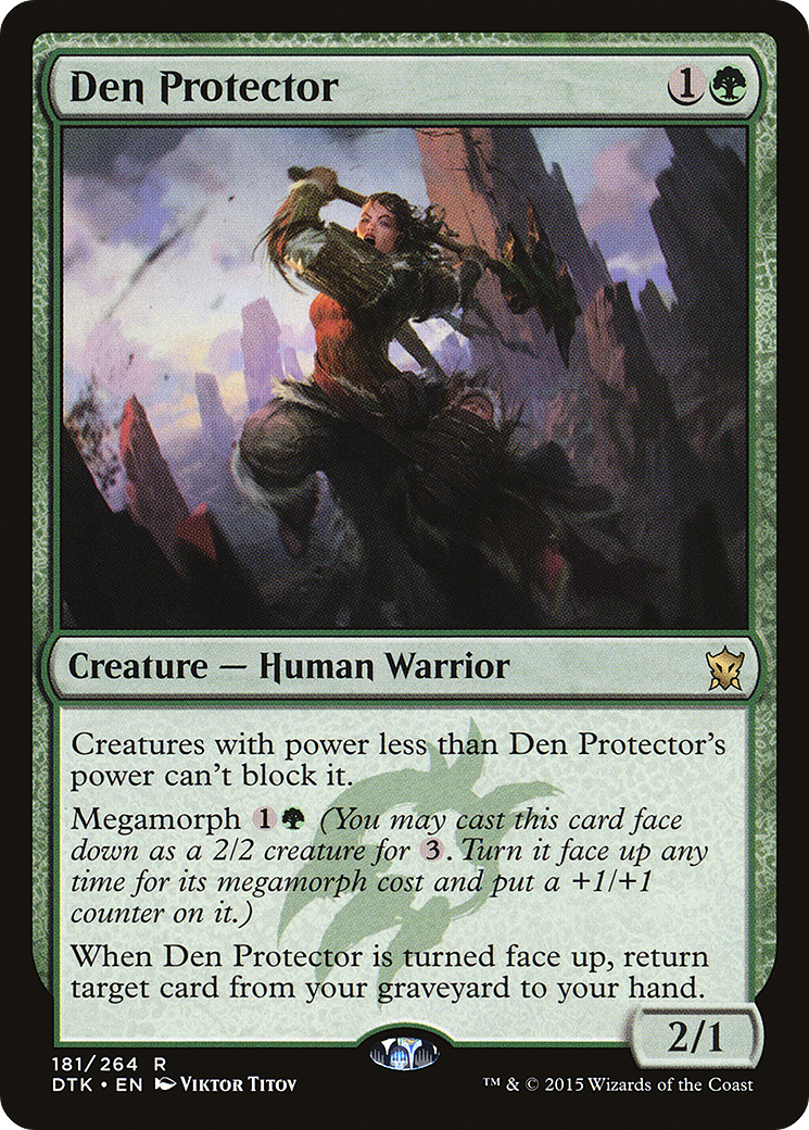 Den Protector (DTK-181) [Dragons of Tarkir] Foil MTG Single Wizards of the Coast