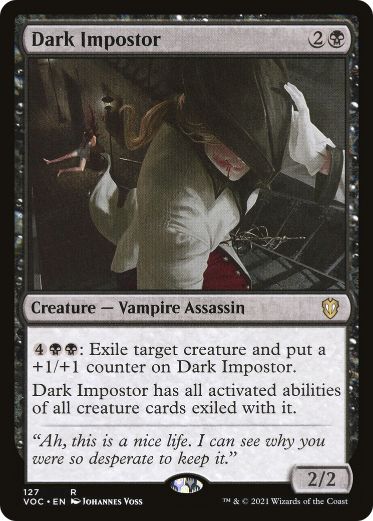 Dark Impostor (VOC-127) [Crimson Vow Commander] MTG Single Wizards of the Coast