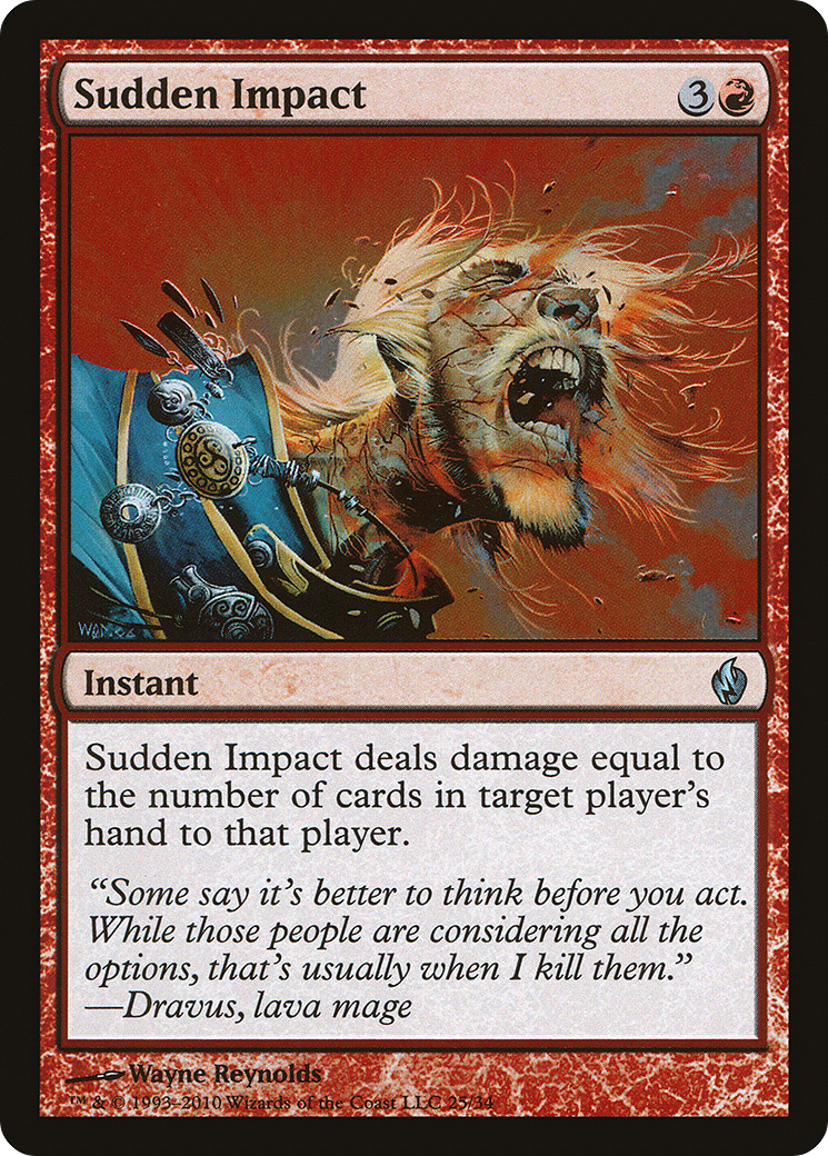 Sudden Impact (PD2-025) [Misc] Premium Deck Series: Fire and Lightning Foil MTG Single Wizards of the Coast