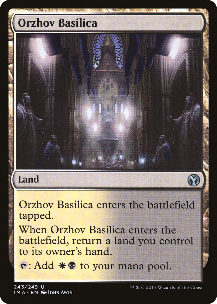 Orzhov Basilica (IMA-243) [Iconic Masters] MTG Single Wizards of the Coast