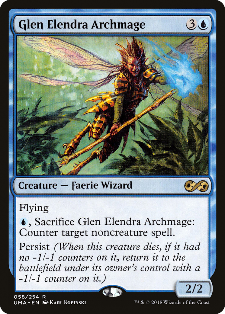 Glen Elendra Archmage (UMA-058) [Ultimate Masters] MTG Single Wizards of the Coast
