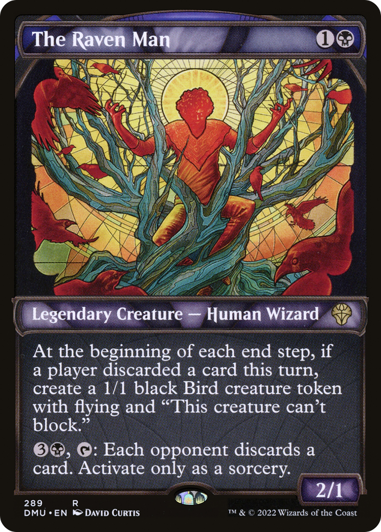 The Raven Man (DMU-289) [Dominaria United] (Showcase) Foil MTG Single Wizards of the Coast