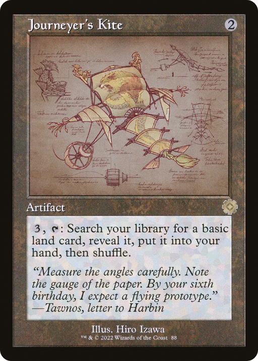 Journeyer's Kite (BRR-088) [The Brothers' War Retro Artifacts] Foil MTG Single Wizards of the Coast