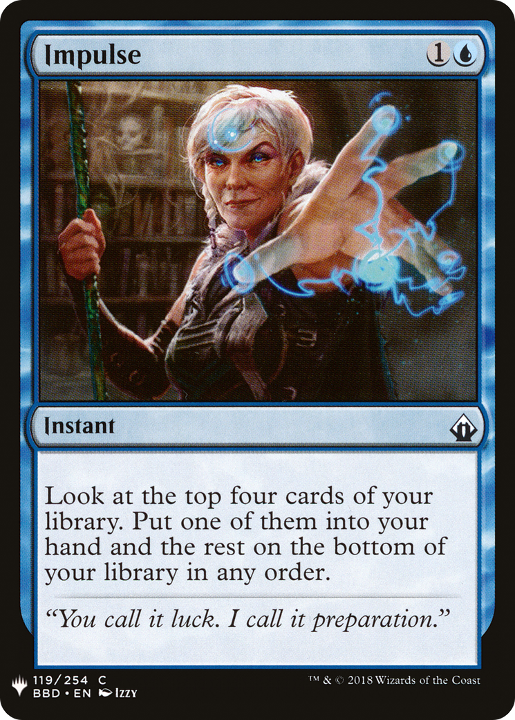 Impulse (LIST-BBD-119) [Mystery Booster] The List MTG Single Wizards of the Coast