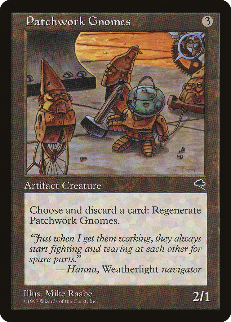 Patchwork Gnomes (TMP-299) [Tempest] MTG Single Wizards of the Coast