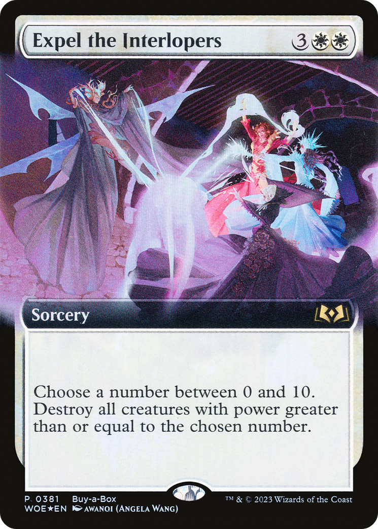 Expel the Interlopers (BABP-381) [Wilds of Eldraine] (Extended Art) Foil MTG Single Wizards of the Coast
