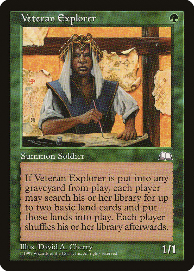 Veteran Explorer (WTH-) [Weatherlight] MTG Single Wizards of the Coast
