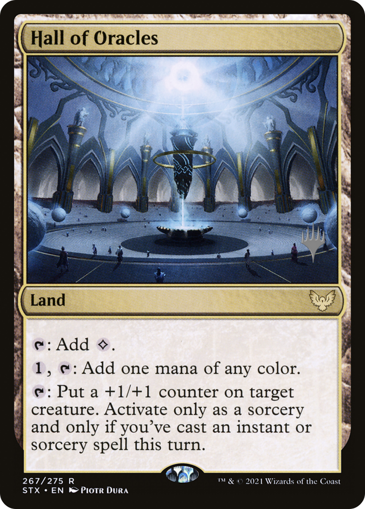 Hall of Oracles (PPSTX-267) [Strixhaven: School of Mages Promos] MTG Single Wizards of the Coast