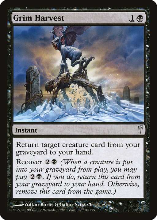Grim Harvest (CSP-058) [Coldsnap] MTG Single Wizards of the Coast
