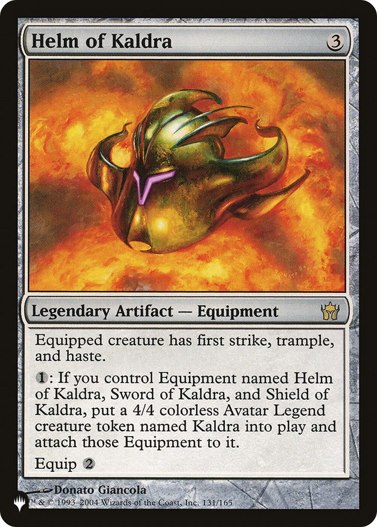 Helm of Kaldra (LIST-5DN-131) [Mystery Booster] The List MTG Single Wizards of the Coast