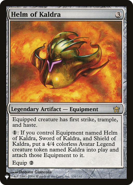 Helm of Kaldra (LIST-5DN-131) [Mystery Booster] The List MTG Single Wizards of the Coast