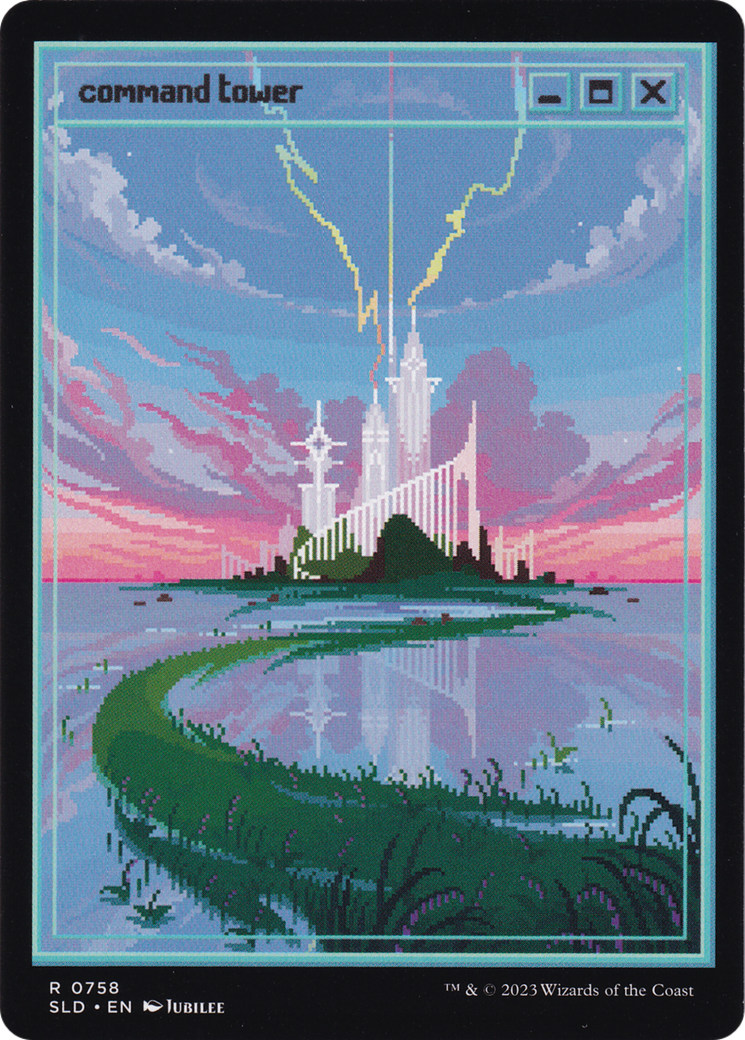 Command Tower (0758) (SLD-758) [Secret Lair] Drop Foil MTG Single Wizards of the Coast