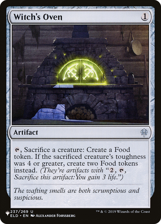 Witch's Oven (LIST-237/269) [Mystery Booster] The List MTG Single Wizards of the Coast