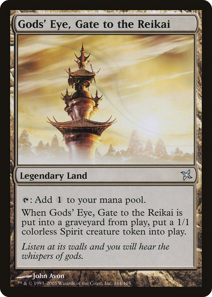 Gods' Eye, Gate to the Reikai (BOK-164) [Betrayers of Kamigawa] MTG Single Wizards of the Coast