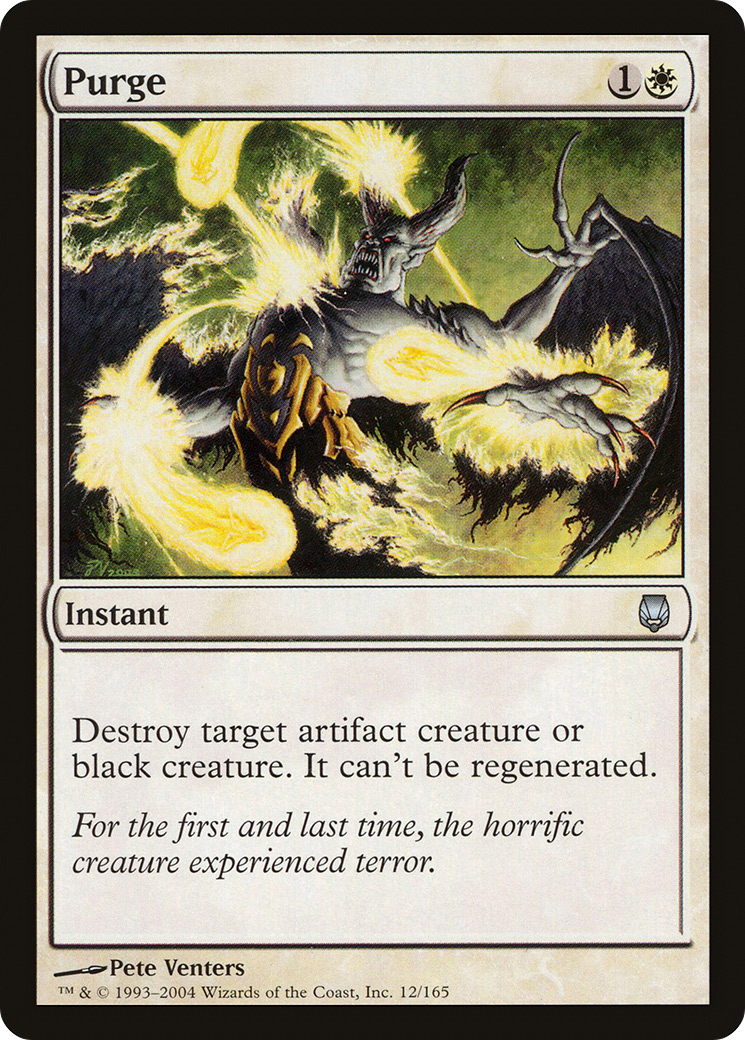 Purge (DST-012) [Darksteel] MTG Single Wizards of the Coast
